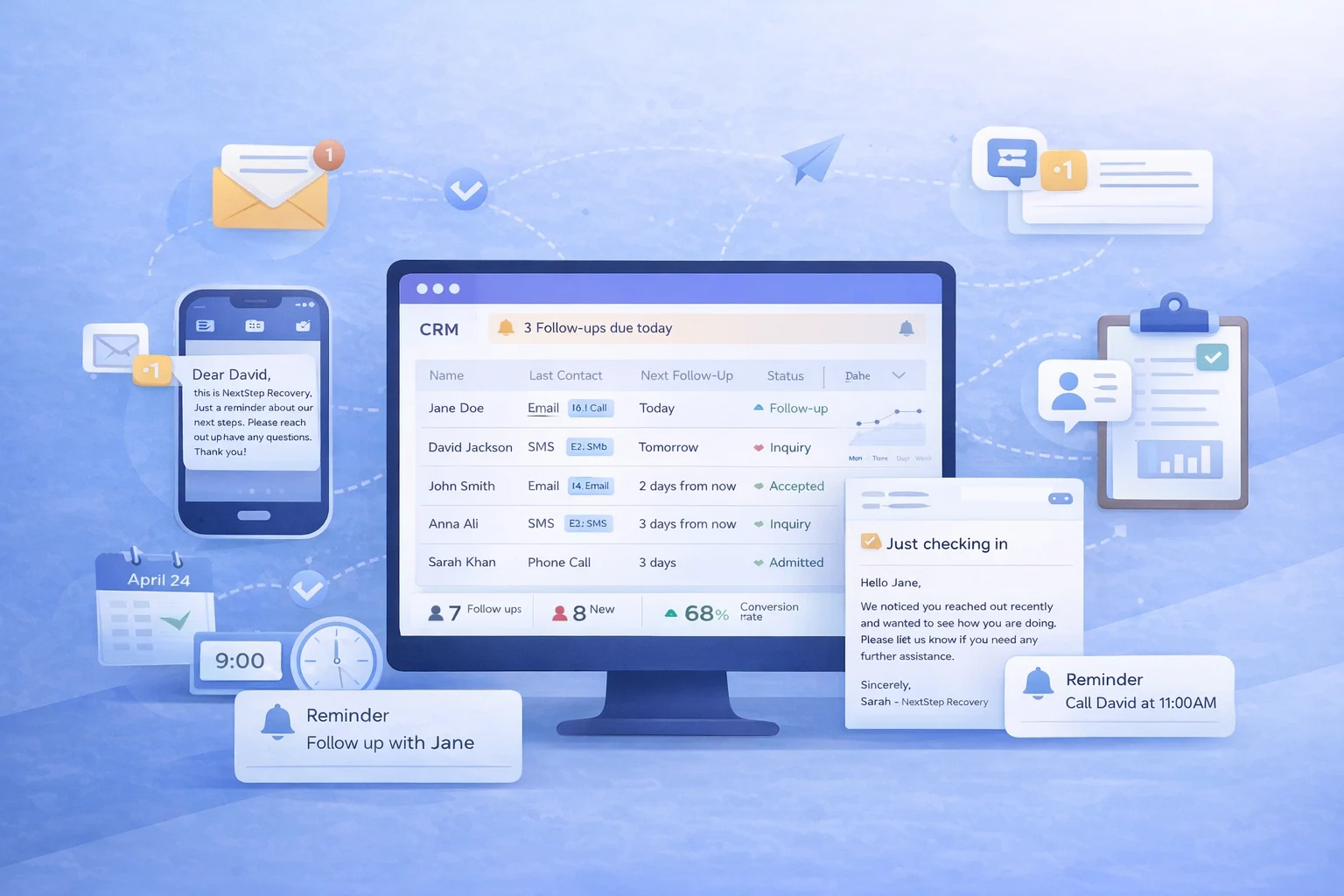 Automated Follow-Ups & Nurturing