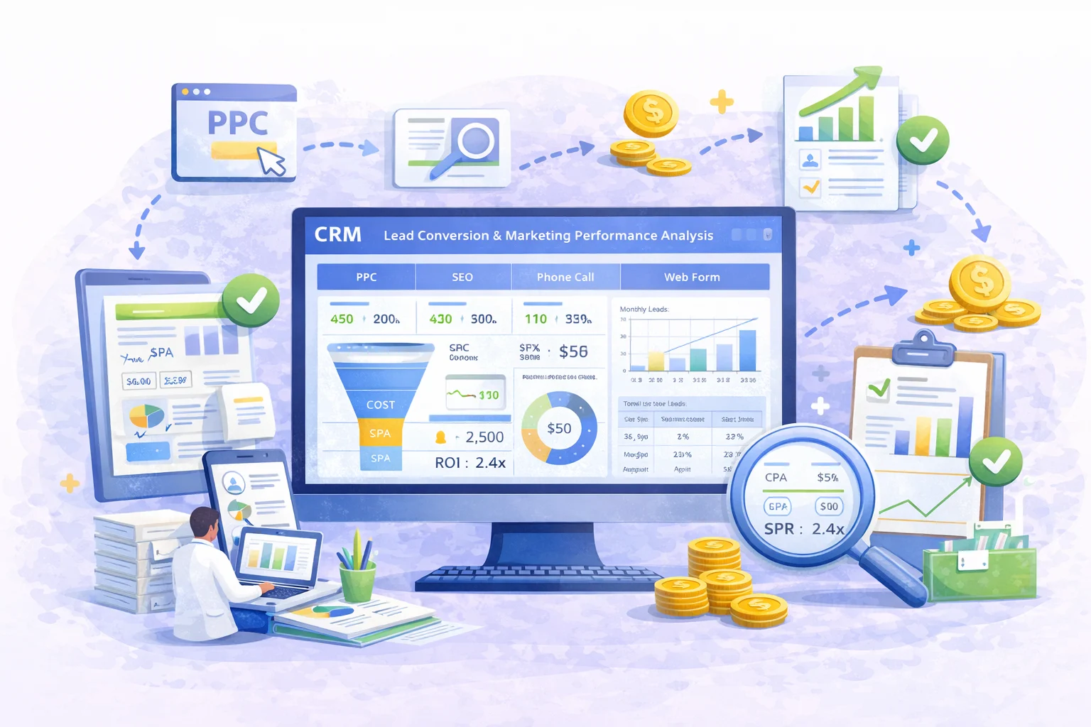 Lead Conversion & Marketing Performance Analysis