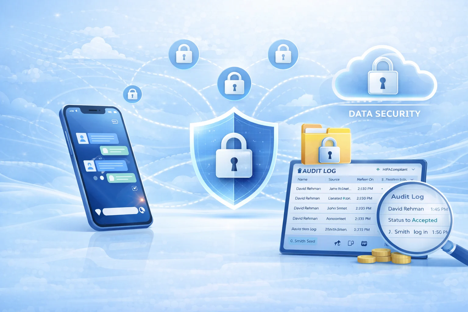HIPAA-Compliant Messaging & Data Security